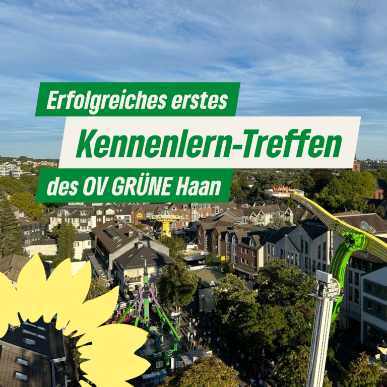 Erfolgreiches 1. Treffen des OV GRÜNE Haan