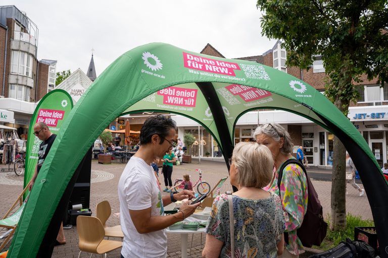 Großer Zuspruch bei der Ideentour des OV GRÜNE Haan
