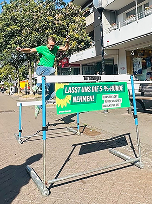 Spendenaktion der Grünen Haan